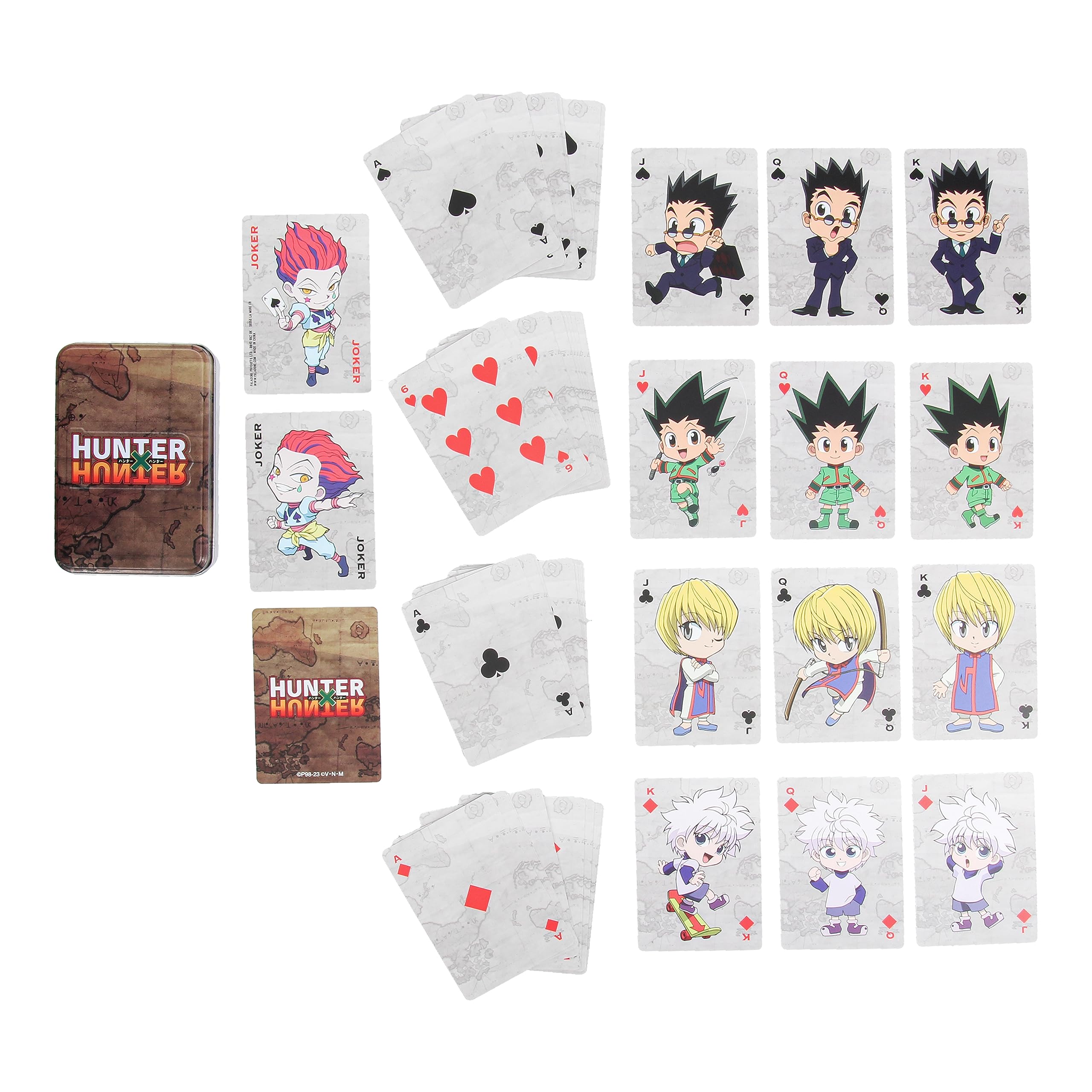 超激レア‼️初期‼️HUNTER x HUNTER ラミネートカード5種‼️ Paladone Hunter x Hunter Playing Cards, Standard Deck 54 Cards